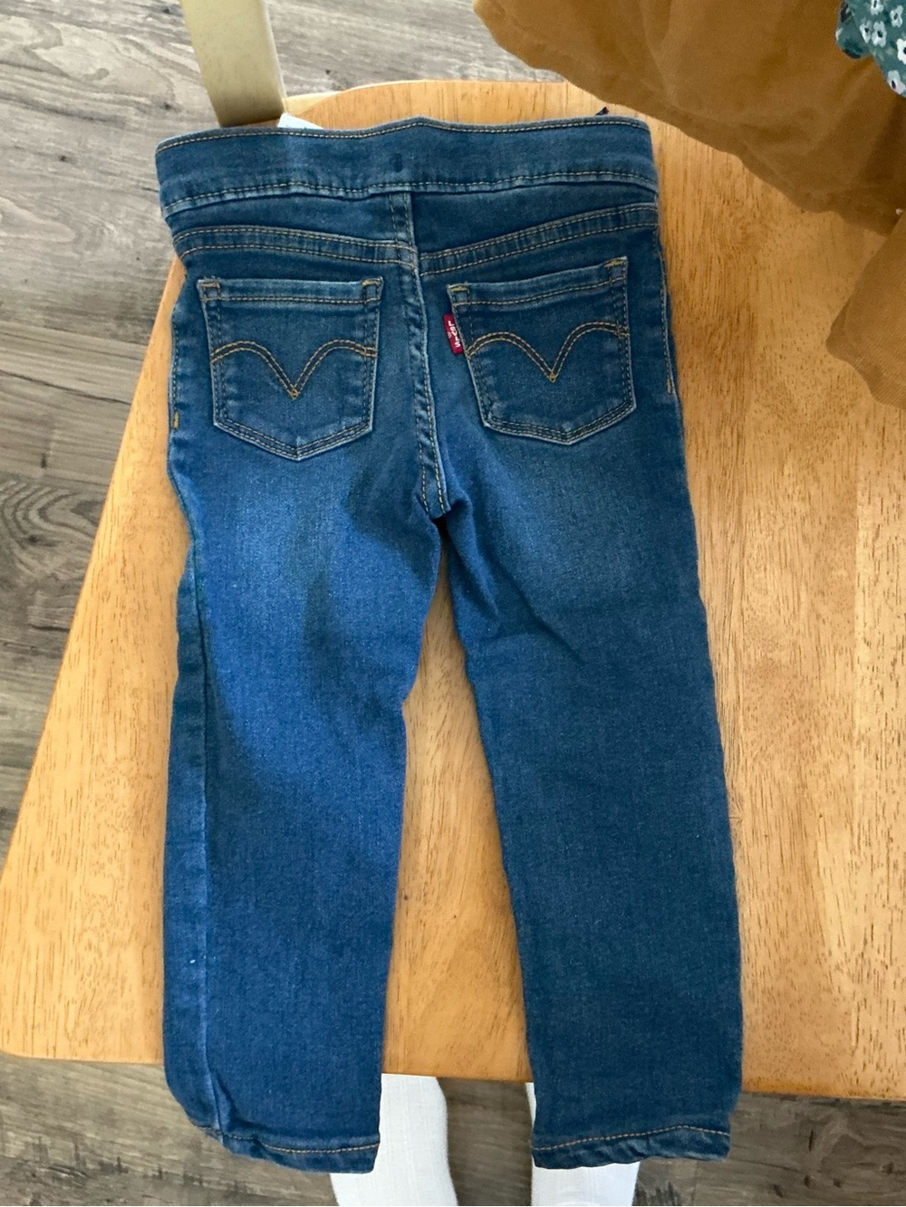 Levi's Girls' Blue Stretch Skinny Jeans